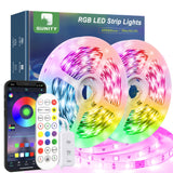 Sunity 20m RGB Led Lights Strip,  24V 600 Leds with Music Sync, APP Control via Bluetooth