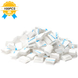 100 Pcs Cable Tidy Management Self Adhesive Cable Clips for Led Light Strip and Ethernet Cable