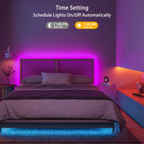 Sunity 20m RGB Led Lights Strip,  24V 600 Leds with Music Sync, APP Control via Bluetooth