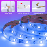 Sunity 20m RGB Led Lights Strip,  24V 600 Leds with Music Sync, APP Control via Bluetooth